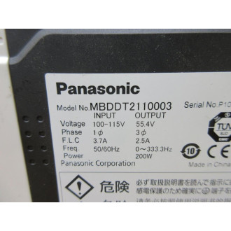 Panasonic MBDDT2110003 AC Servo Drive - Used