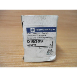Telemecanique D1G30S Schneider Selector Switch