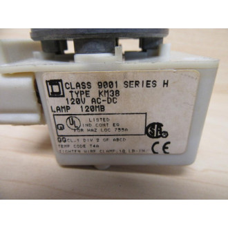 Square D 9001-KM38 Pilot Light Module 72662 - Used