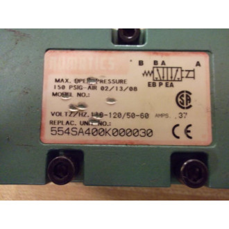 Numatics 554SA400K000030 Solenoid Valve - Used