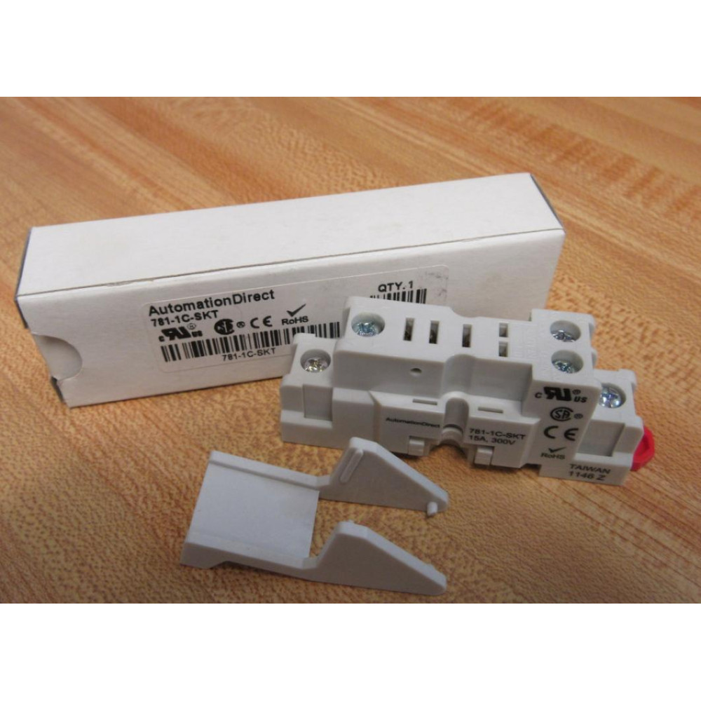 Automation Direct 781-1C-SKT Relay Socket 7811CSKT WClip