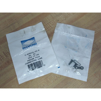 Diamond C-4341CL-00-P No.41 Spring Clip Connecting Link C4341CL00P (Pack of 2)