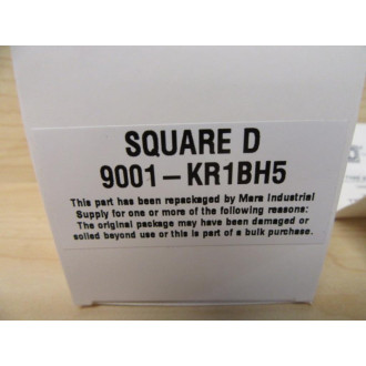 Square D 9001-KR1BH5 Black Push Button 9001KR1BH5