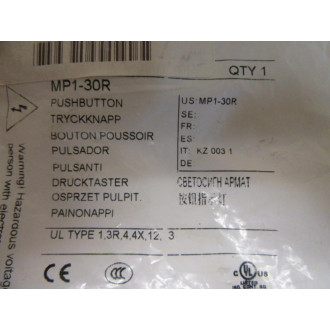 ABB MP1-30R Push Button