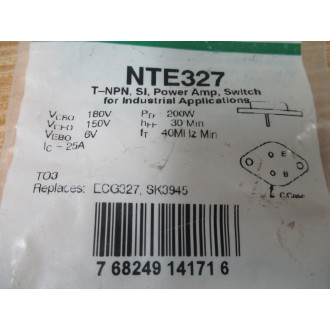 NTE NTE327 Power Amp Switch