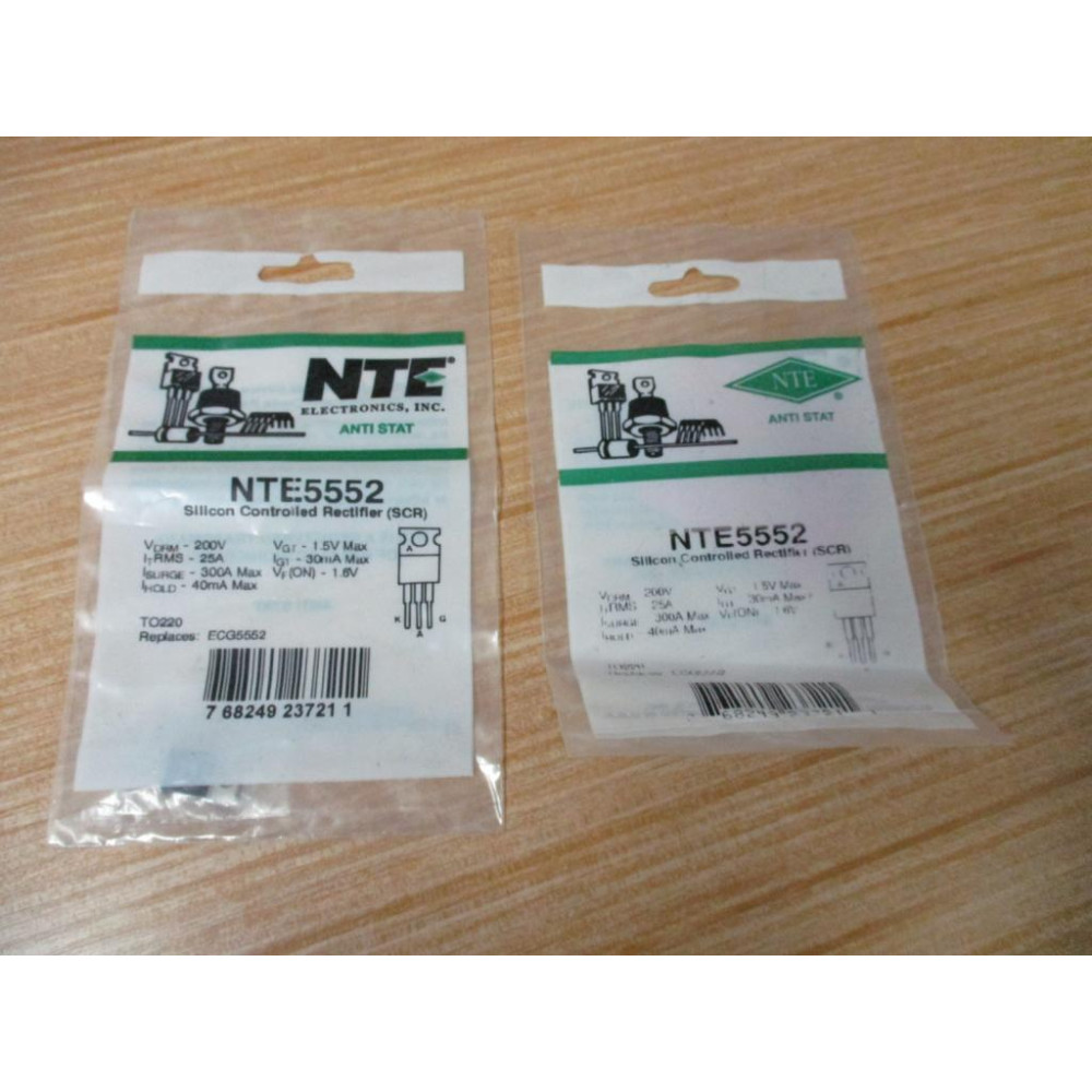 NTE NTE5552 Silicon Controlled Rectifier (Pack of 2)