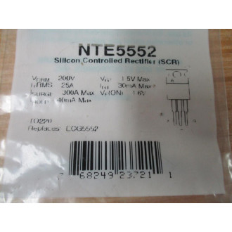 NTE NTE5552 Silicon Controlled Rectifier (Pack of 2)