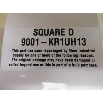 Square D 9001-KR1UH13 Push Button Switch