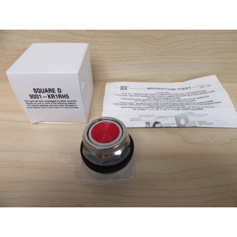 Square D 9001KR1RH5 Push Button Switch