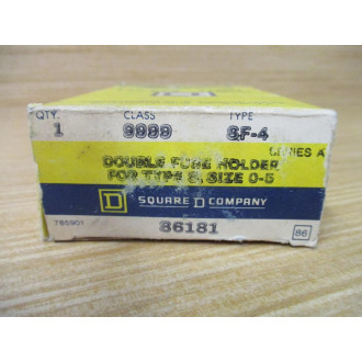 Square D 9999-SF-4 Double Fuse Holder 9999SF4