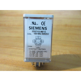Siemens 3TX7112-1NF13-120V AC Relay 3TX7112-1NF13 - New No Box