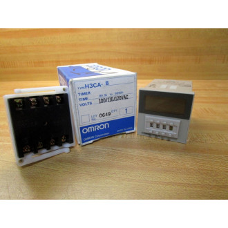 Omron H3CA-8-AC100110120 Timer  H3CA-8