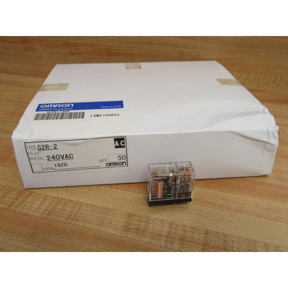 Omron G2R-2-240VAC Relay G2R-2-AC240V (Pack of 50)