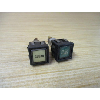Electro-Mech 44A391596-051 GE Push Button Switch 44A391596051 (Pack of 2) - Used