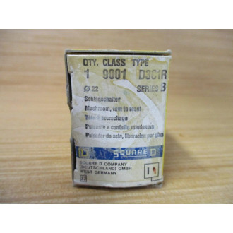 Square D 9001-D3C1R E-Stop Button 9001D3C1R