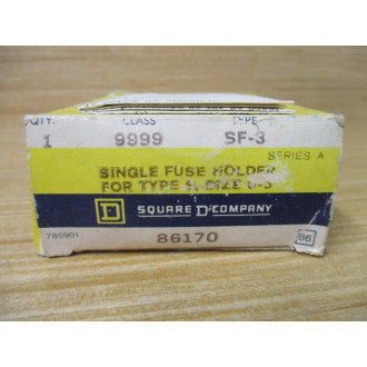 Square D 9999-SF-3 Fuse Holder 9999SF3 WO Bar