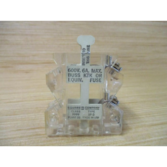 Square D 9999-SF-3 Fuse Holder 9999SF3 WO Bar