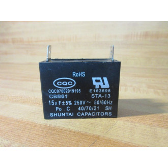 Shuntai CQC07002019195 Capacitor 15µF CBB61 - Used