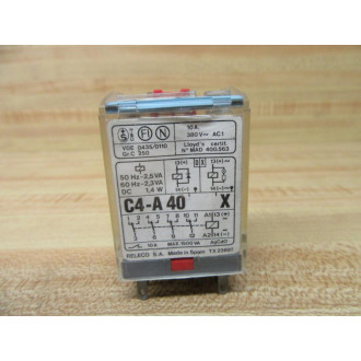 Releco C4-A40X120VAC Relay C4A40X120VAC - New No Box