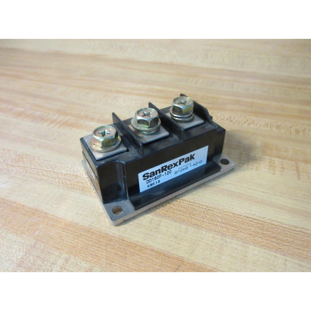 SanRexPak DD160F-120 Dual Power Diode Module DD160F120 - Used
