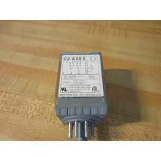 Releco C-2A20X-DC12V Turck Relay C-2A20X-12V DC - Used