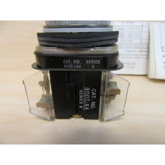 Allen Bradley 800T-J44B Keyed Selector Switch Ser A