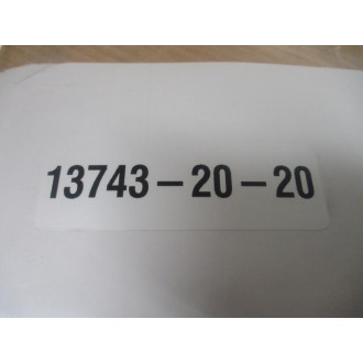 Parker 13743-20-20 Crimp Style 45° Short Drop Elbow 137432020
