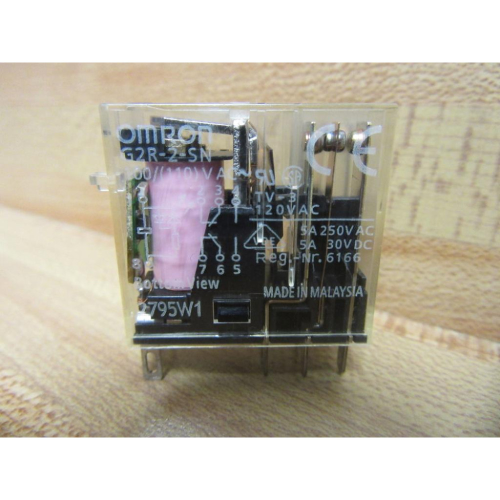 Omron G2R-2-SN-100(110)VAC Relay G2R-2-SN - New No Box