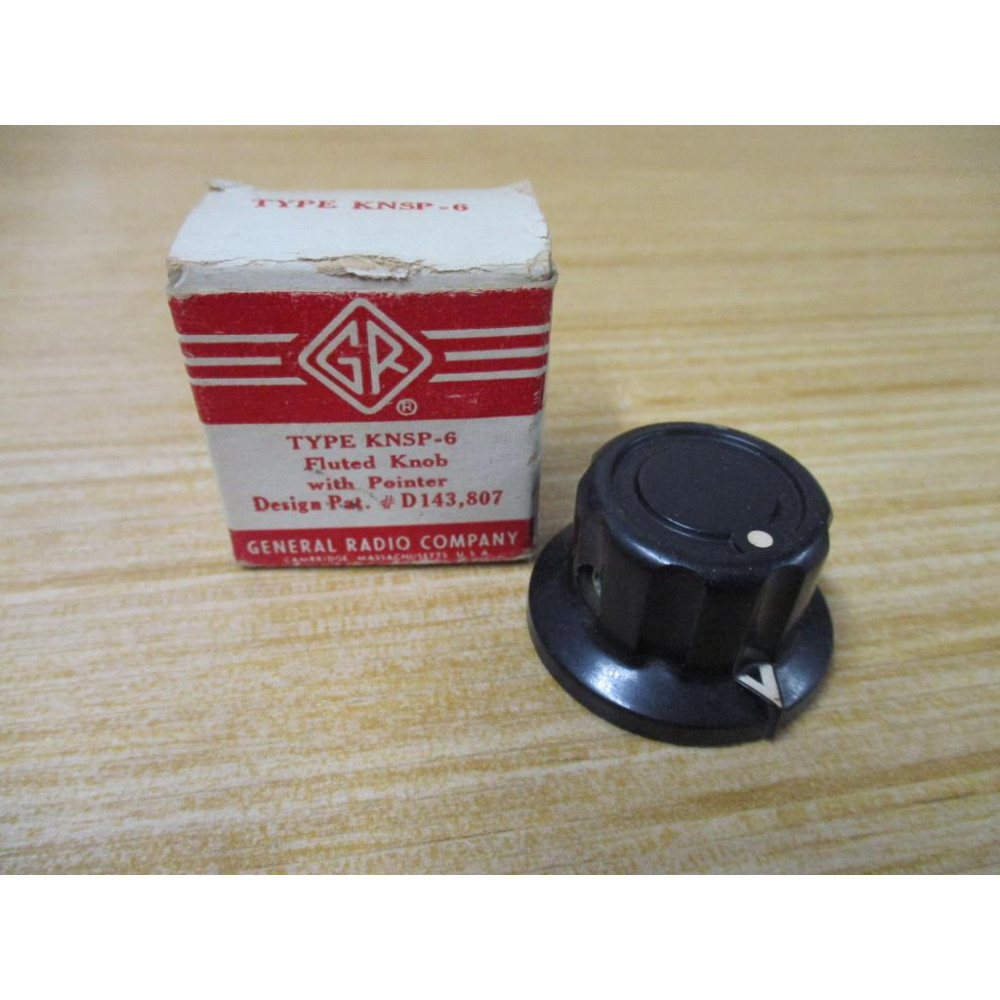 General Radio KNSP-6 Knob KNSP6 Black