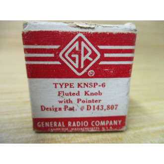 General Radio KNSP-6 Knob KNSP6 Black