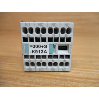 Siemens 3RH1911-2FA31 Auxiliary Switch Block - Used