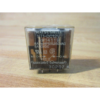 Matsushita Aromat NT1-DC12V Relay AW141198 - Used