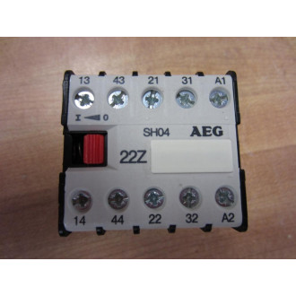 AEG SH04 22Z SH0422Z SHO4 22Z Relay 24Vdc - New No Box