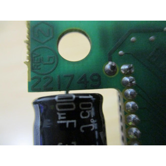 Honeywell 221749 PC Board W Display - Used
