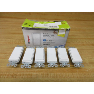 Legrand TM870-WCC10 Pass & Seymour Radiant Paddle Switch TM870WCC10 (Pack of 6)