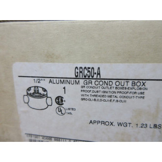 Appleton GRC50-A Conduit Outlet Box GRC50A