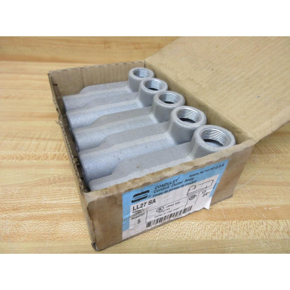 Crouse - Hinds LL27 SA Conduit Outlet Body LL27SA (Pack of 5)
