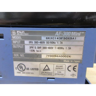 General Electric 6KXC143F50X9A1 Fuji AF-300 Mini Drive - Used