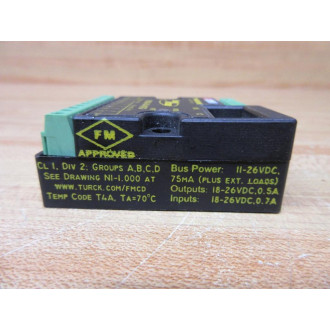 Turck FDN20-4S-4XSG Bus Stop IO Module - Used