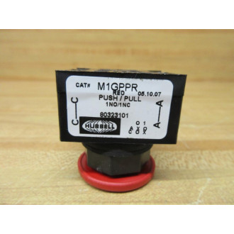 Hubbell M1GPPR PushPull Button 80323101 - New No Box