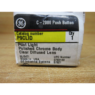General Electric P9CLID C-2000 Pilot Light WO Lens