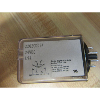 Eagle Signal 22Q2CD024 Relay 22Q2CD024 VDC - New No Box