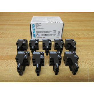 Siemens 3SB2908-0AA Contact Block Holder 3SB29080AA (Pack of 9)