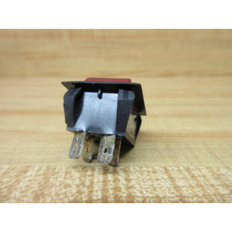 Arcolectric 1353 Illuminated Rocker Switch Red - New No Box