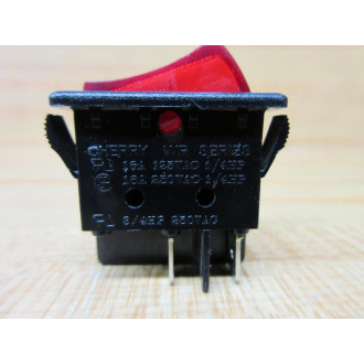 ZF Electronics WRG32F2FBRLN Cherry Rocker Switch - New No Box
