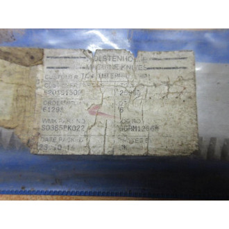 Wolstenholme S0385PK022 Machine KnifeBlade - New No Box