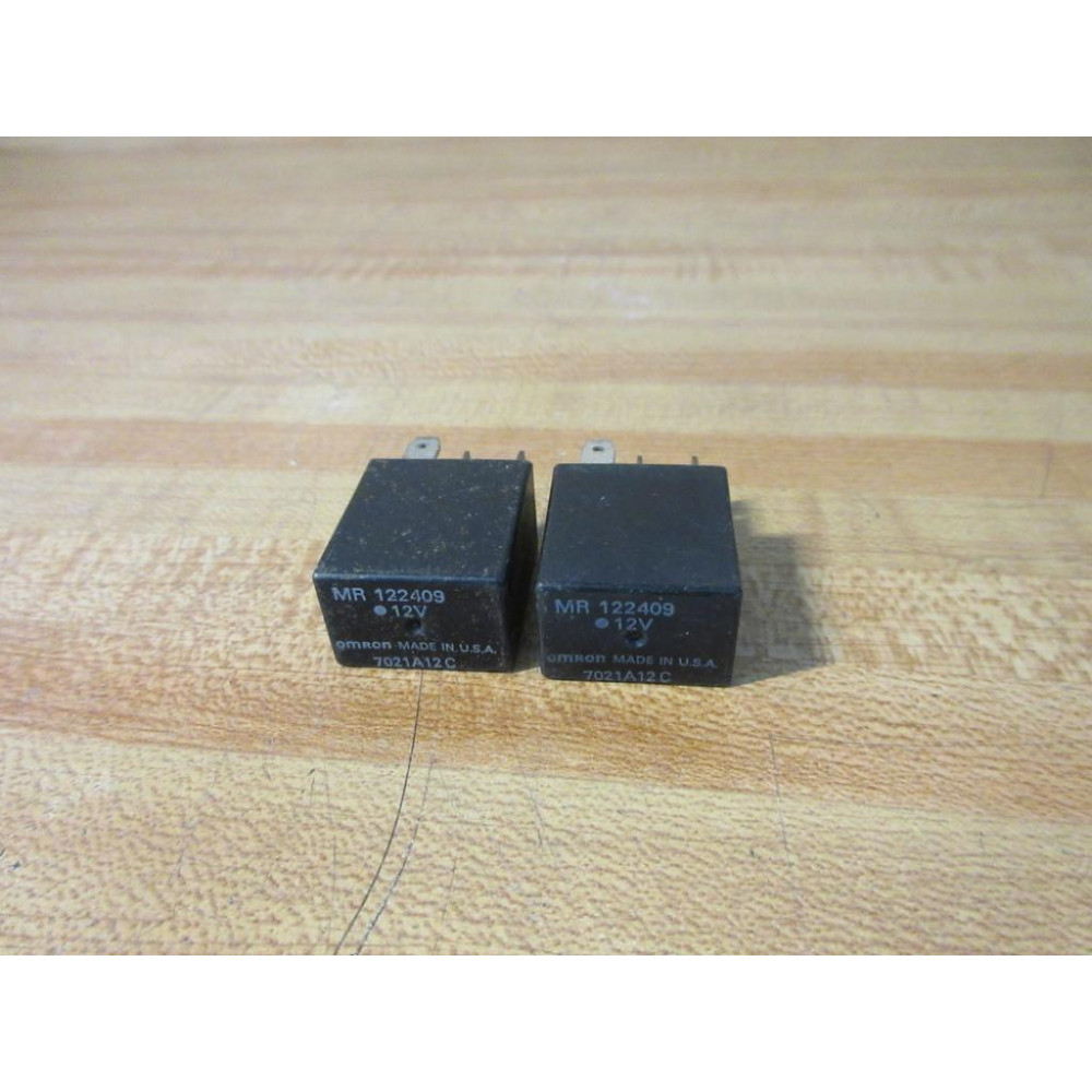 Omron MR 122409 Relay 7021A12C (Pack of 2) - Used