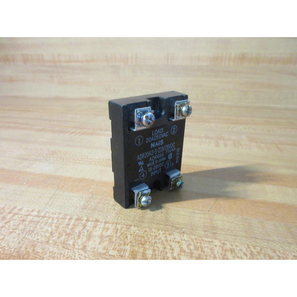 NAiS AQR20A2-S-Z1828VDC Panasonic Solid State Relay AQR656 - Used