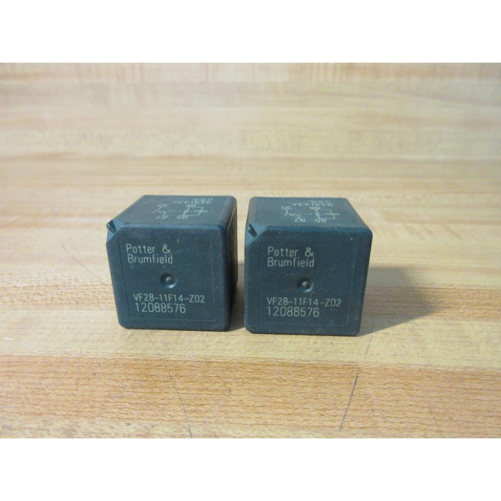 Potter & Brumfield VF28-11F14-Z02 Relay 12088576 (Pack of 2) - Used