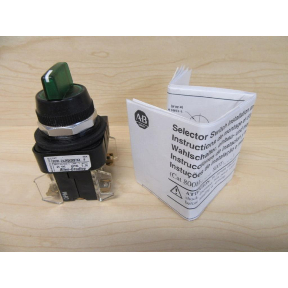 Allen Bradley 800H-24JRGH2KB7AX Selector Switch - New No Box